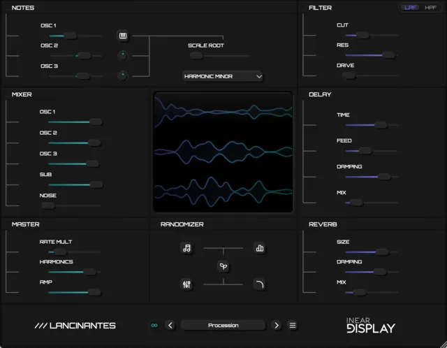 Lancinantes interface